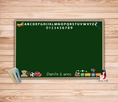Lousa Personalizada com Giz Fábrica de Brinquedos
