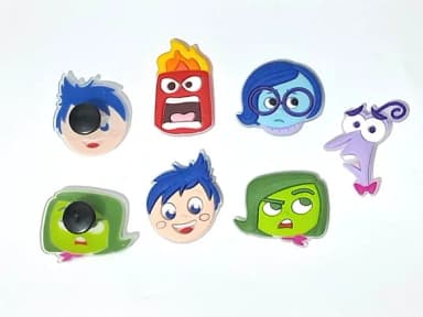 Pins de Crocs Divertidamente Pacote com 5 Unidades