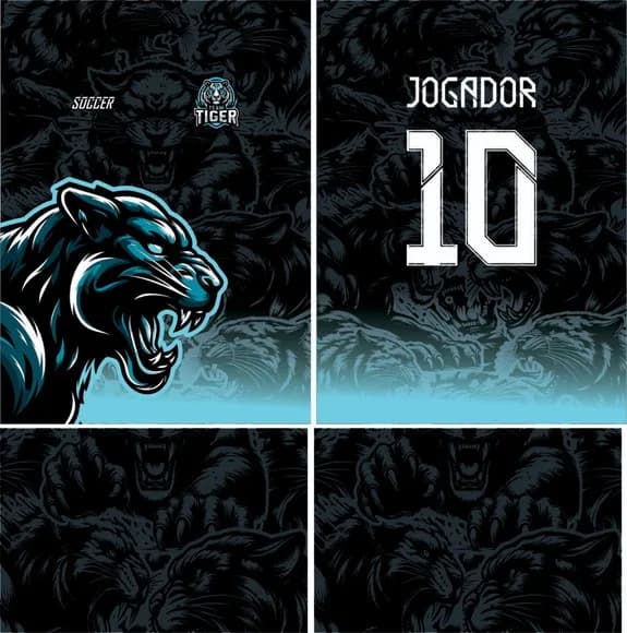 Arte Vetor Camisa Interclasse Pantera 414