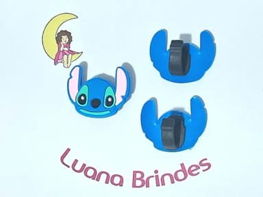 Pins para Cadarço Stitch Emborrachado Pacote com 6 Unidades