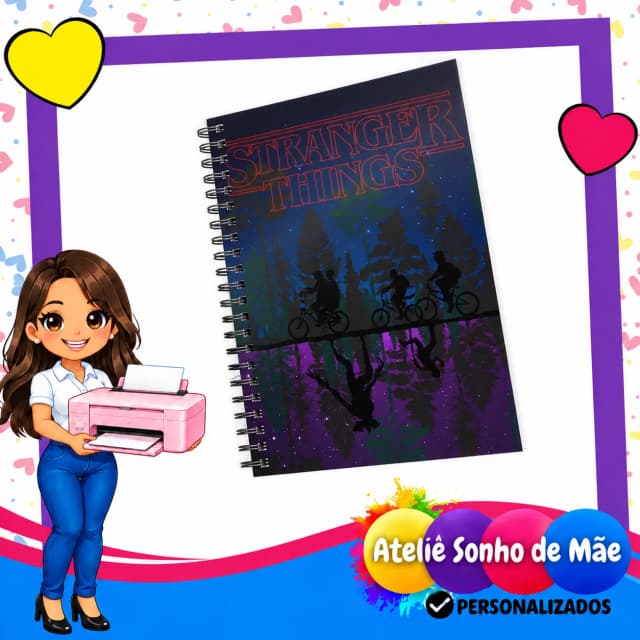 Caderno ou Agenda Stranger Things