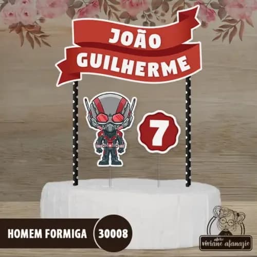Topo de Bolo Homem Formiga - 30008
