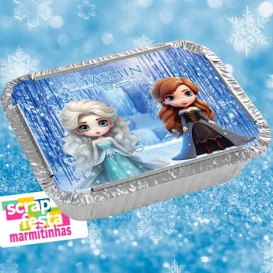 Marmitinha Personalizada Festa Princesa Congelada Frozen