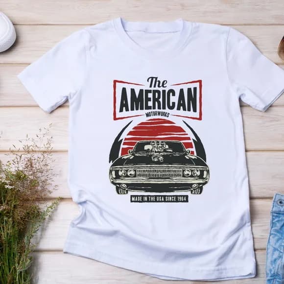 Camiseta Carro Clássico - The American Motorworks Since 1964