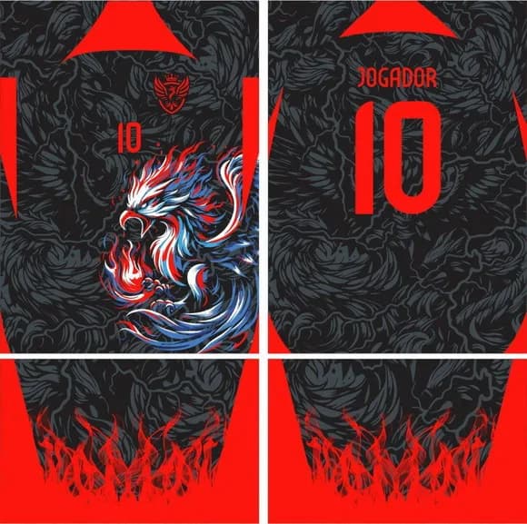 Arte Vetor Camisa Interclasse Fenix Mod-704