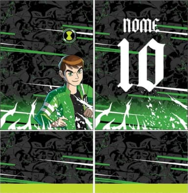 Arte Vetor Camisa Interclasse Ben 10 Mod-438