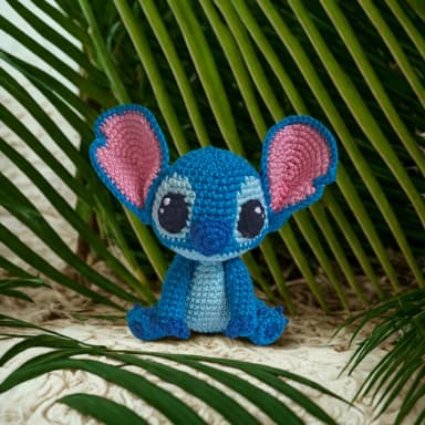 Stitch Amigurumi Artesanal em Crochê | Pronta Entrega
