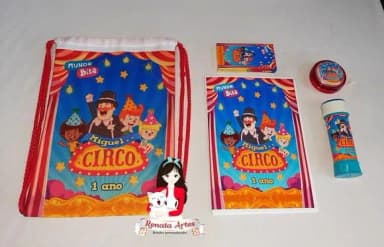 Kit Alegria na Mochila Mundo Bita no Circo