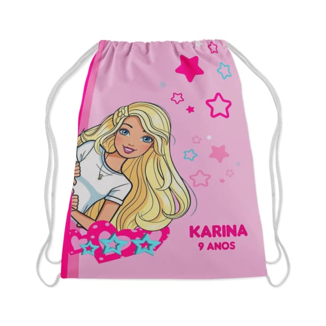Mochilinha Personalizada Barbie
