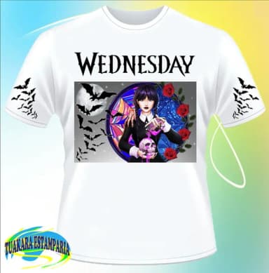 Camiseta Wandinha Addams Wednesday 02