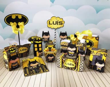 Kit 60 Lembrancinhas Batman