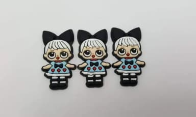 Aplique LOL Curious QT Emborrachado de 3,8cm