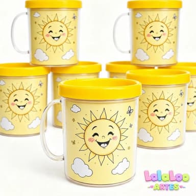 Caneca Minha Primeira Volta ao Sol Personalizada