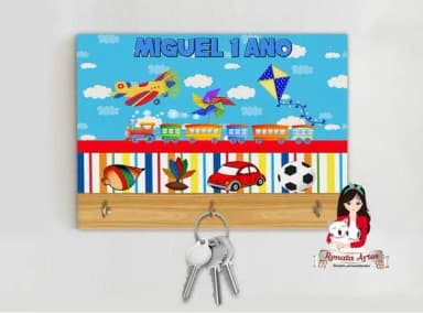 Porta Chaves Personalizado Brinquedos