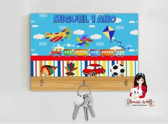 Porta Chaves Personalizado Brinquedos