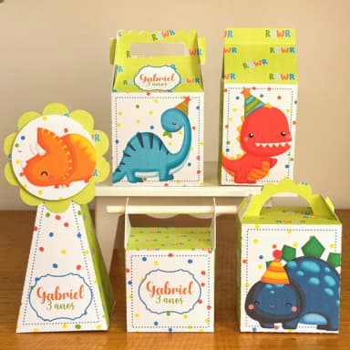 Kit 60 Lembrancinhas Dino Baby