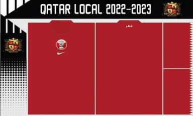 Vetores Camisa Qatar Local 2022-2023