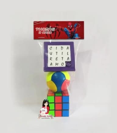 Kit Desafio Personalizado Homem Aranha