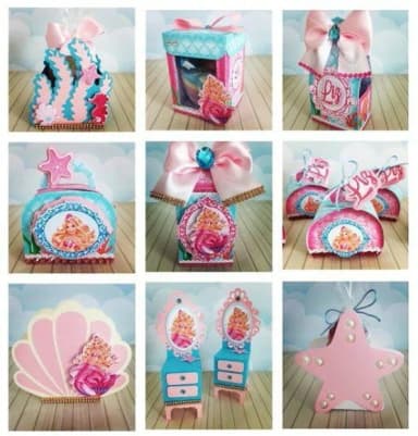 Kit 30 Lembrancinhas - Barbie Sereia