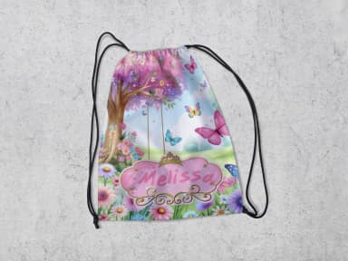 Mochilinha Personalizadada Jardim Encantado