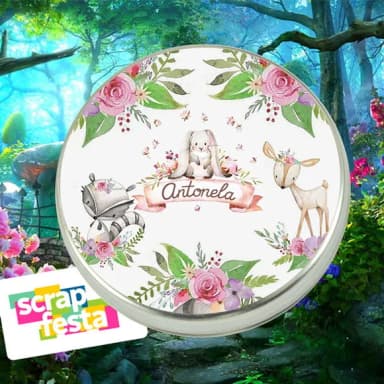Latinhas Personalizadas Festa Floresta Encantada