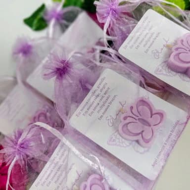 Vela ou Sabonete Borboleta com Card