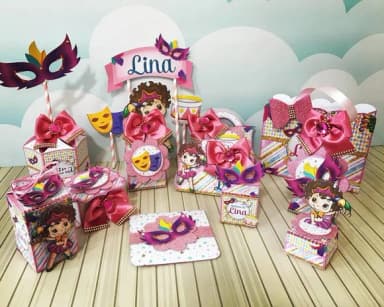 Kit 60 Lembrancinhas Carnaval