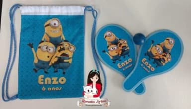 Mochila Ping Pong Tema Minions