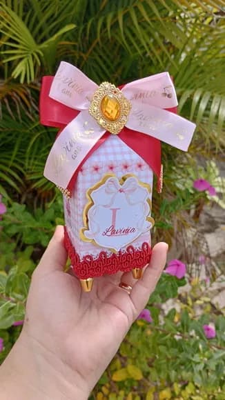 Kit Festa Luxo Cerejinha Lembrancinha Personalizadas Premium