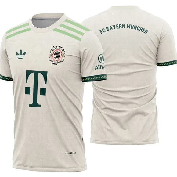 Arte Vetor Camisa Bayern Munich Oktoberfest 2025-2026