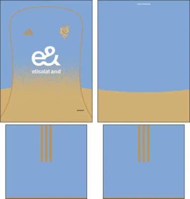 Arte Vetor Camisa Al Ahly Terceira 2025