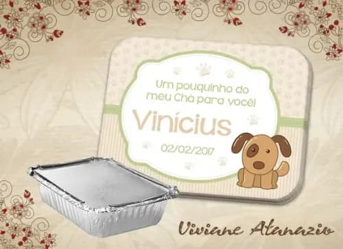 Adesivo Marmitinha Cachorrinho - 00399