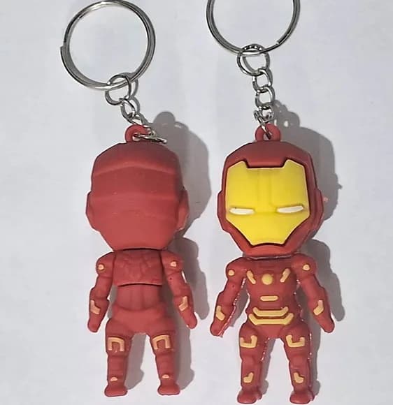 Chaveiro Homem de Ferro 3d - 2 Unidades