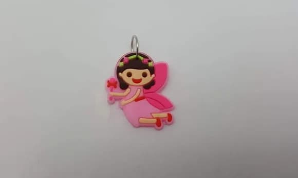 Pingente Fada Emborrachado de 3,1cm