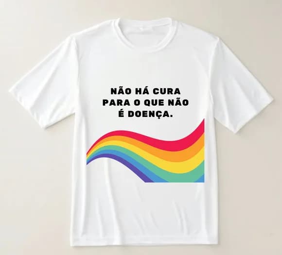 Camiseta Lgbtqia+ Não Há Cura ? Orgulho e Resistência
