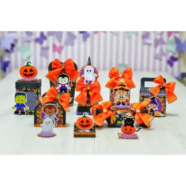 Kit 60 Lembrancinhas Halloween