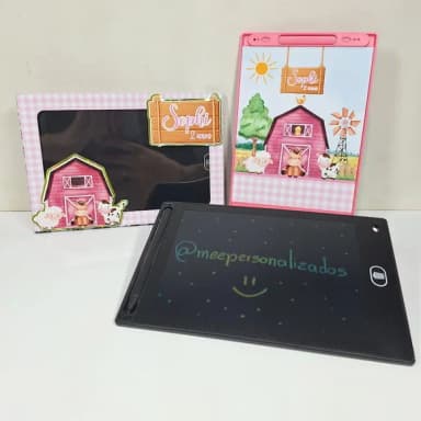 Tablet Mágico 8'5 Lcd na Caixa com Visor - Fazendinha Menina