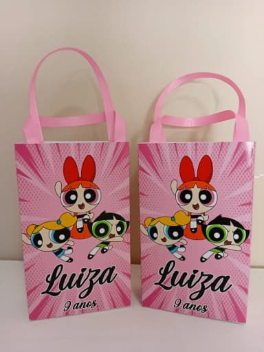 Sacolinhas Personalizadas Meninas Super Poderosas