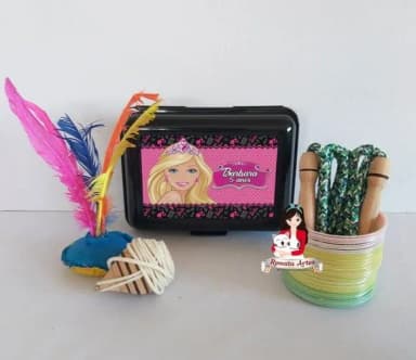 Maleta Baú Boa Infância Barbie Nova