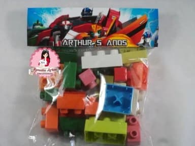 Blocos de Montar Transformers Desenho