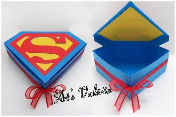 Caixinha Símbolo Super Homem