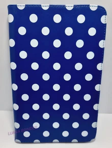 Capa Azul de Couro para Tablet - 1 unidade