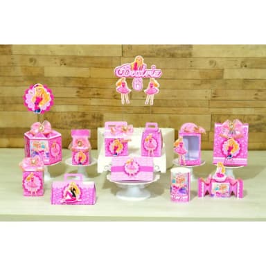 Kit 30 Lembrancinhas Barbie