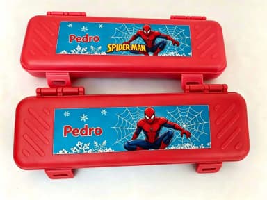 Estojo Escolar Personalizado do Homem Aranha