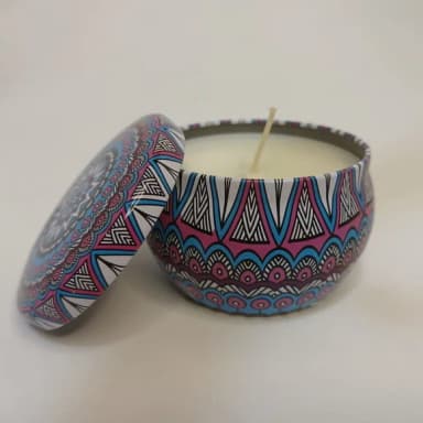 Velas na Lata Mandala Sortida