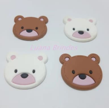 Aplique de Urso Emborrachado - Pct com 6 Unidades
