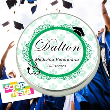 Latinhas Personalizadas Festa Formatura Medicina Veterinária