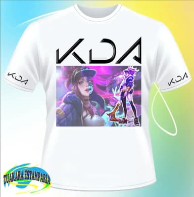 Camiseta LOL KDA Akali 01