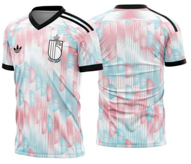 Arte Vetor Camisa Belgica Visita 2026