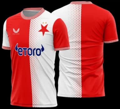 Arte Vetor Camisa Slavia Praha Local 2025-2026